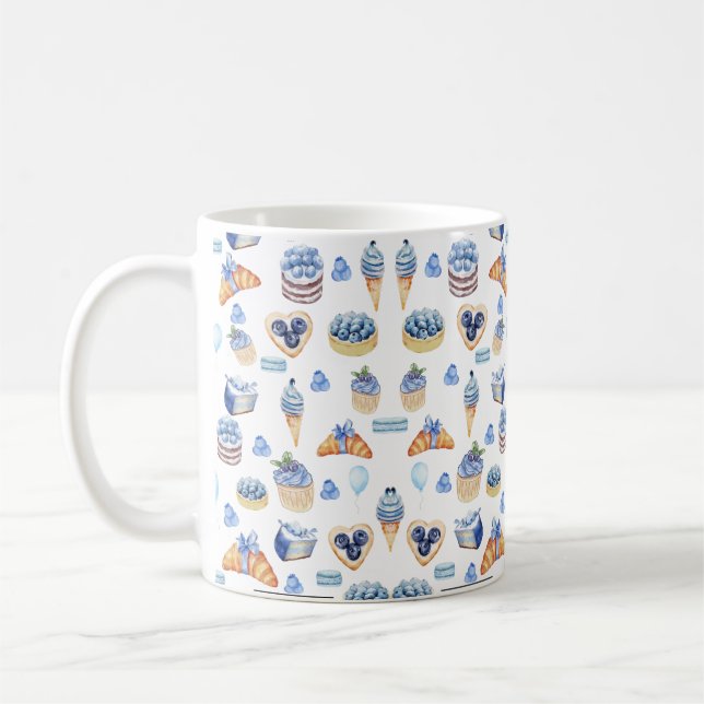 Taza De Café Blueberry Dessert Lover’s (Izquierda)