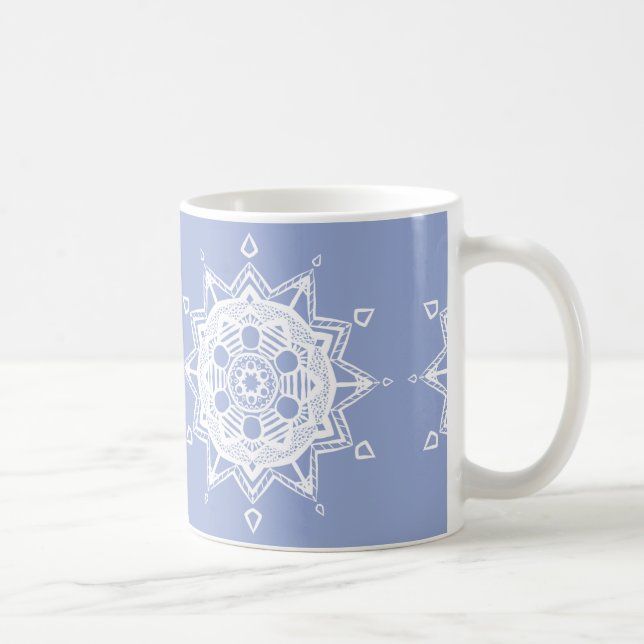 Taza De Café Blueberry Mandala (Derecha)