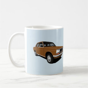 Taza De Café Bluebird 1600 (510), dos imágenes de Brown Datsun
