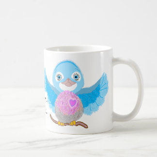 Taza De Café Bluebird de la felicidad
