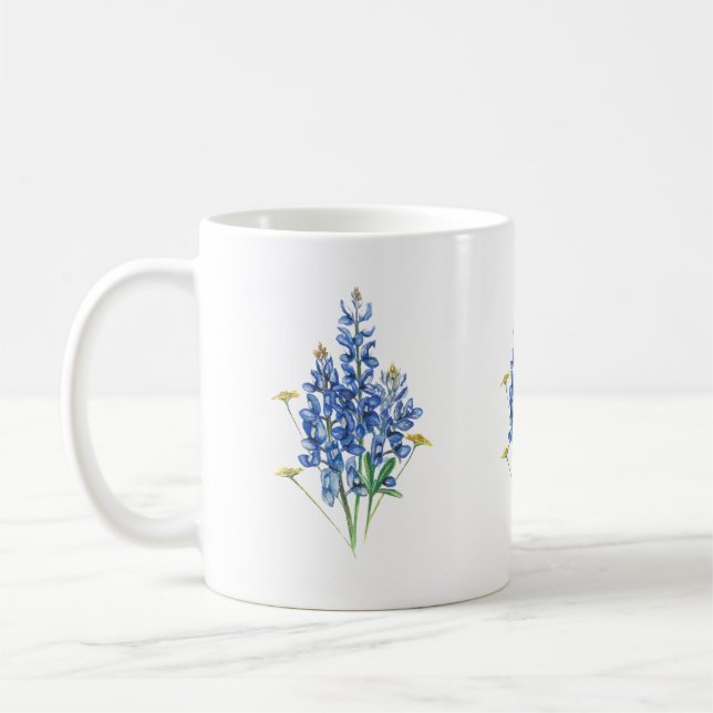 Taza De Café Bluebonnets (Izquierda)