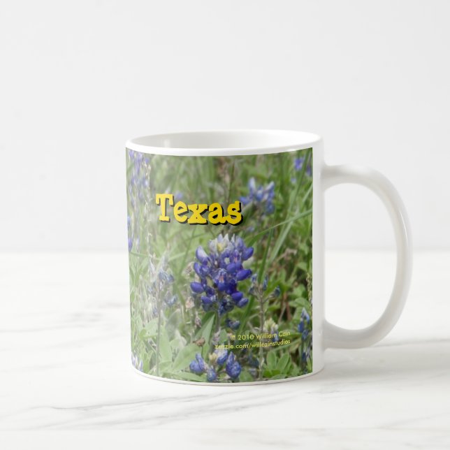 Taza De Café Bluebonnets de Tejas (Derecha)