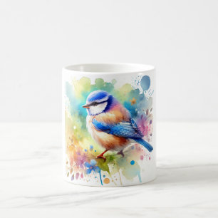 Taza De Café Bluecapped Cordonbleu 050824AREF108 - Watercolor
