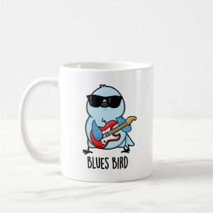 Taza De Café Blues Bird Funny Bluebird Pun