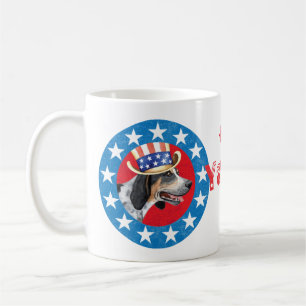 Taza De Café Bluetick patriótico