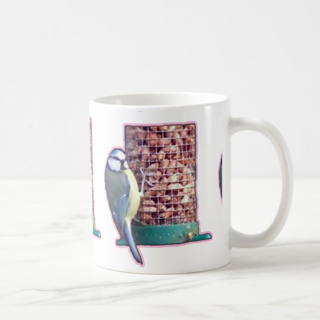 Taza De Café Bluetit sobre regalos fotográficos para alimentado (Derecha)