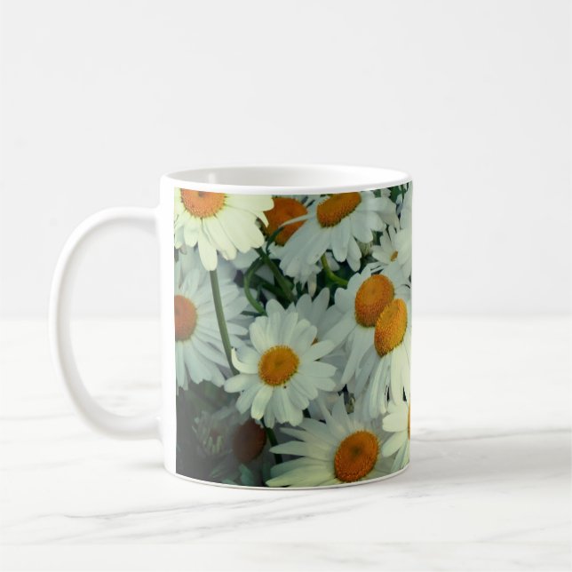 Taza De Café Blühende Gänseblümchen (Izquierda)