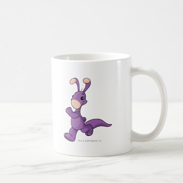 Taza De Café Blumaroo púrpura que marcha (Derecha)