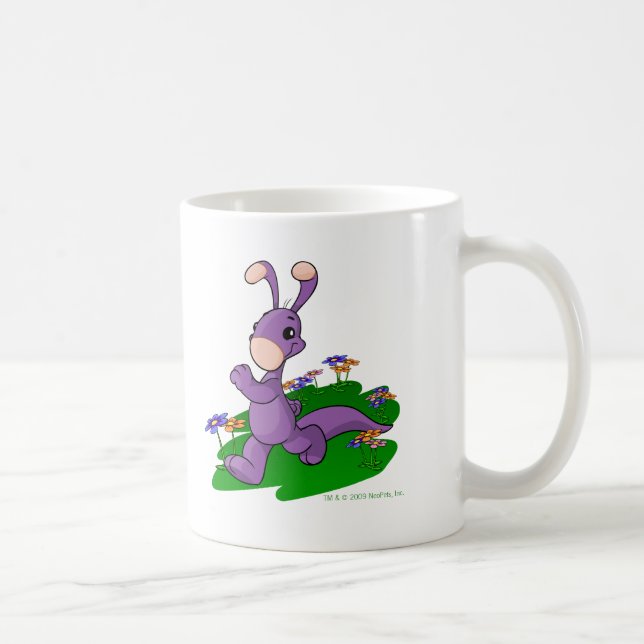 Taza De Café Blumaroo púrpura que marcha a través de la isla de (Derecha)