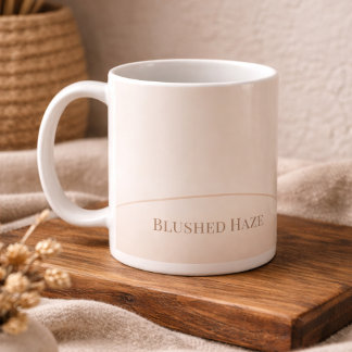 Taza De Café Blush Ivory Arc Glow Classic Mug, 11 oz