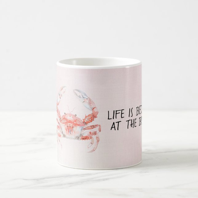 Taza De Café Blush Red Ocean Crab (Centro)