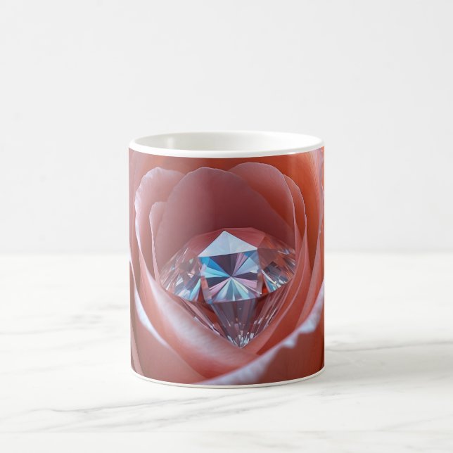 Taza De Café Blushfire Crystal Bloom (Centro)