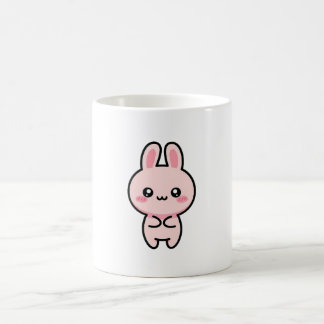 Taza De Café Blushing Bunny – Cute Kawaii Illustration