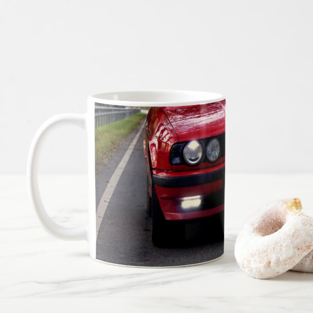 TAZA DE CAFÉ BMW_E34 (Con donut)