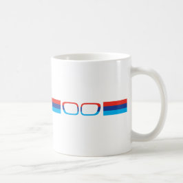 Taza De Café BMW M rayas horizontales y riñones