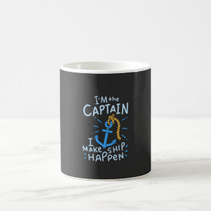 Taza De Café Boating - Soy el capitán
