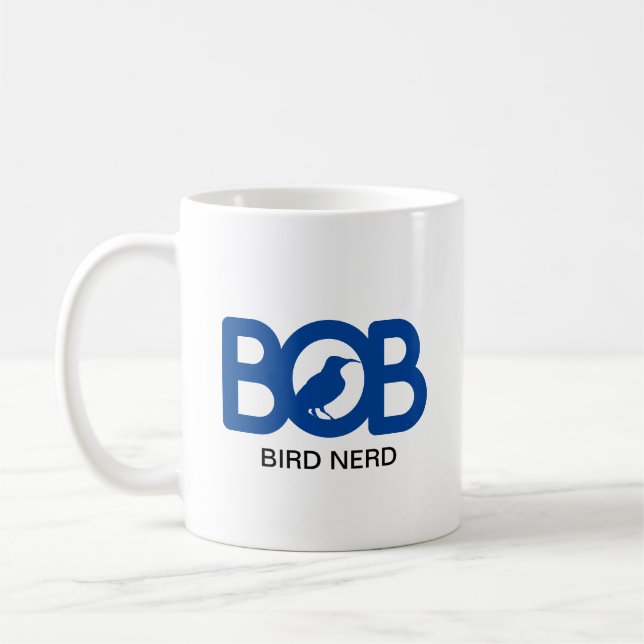 Taza De Café Bob Bird Nerd (Izquierda)