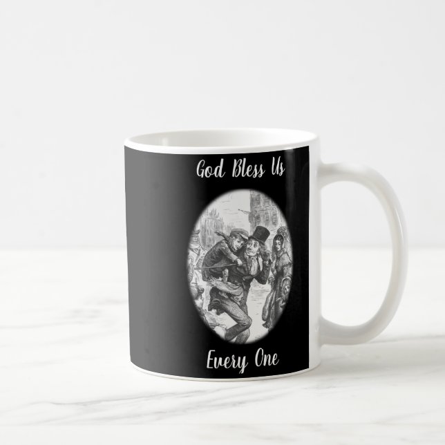 Taza De Café Bob Cratchit Tiny Tim A Christmas Carol  (Derecha)