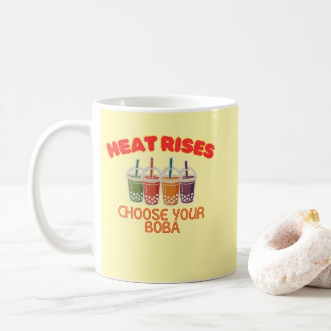 Taza De Café Boba tea lover coffee mug (Con donut)