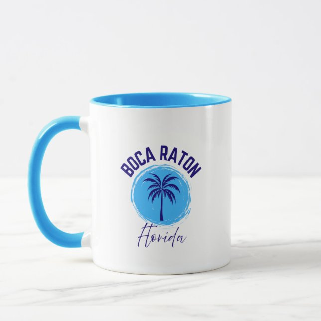 Taza de café Boca Raton Florida (Izquierda)