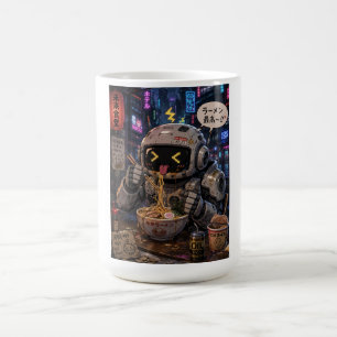 Taza De Café Bocados Cibernéticos – Noche de Ramen Robot