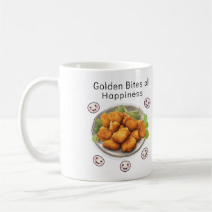 Taza De Café Bocados Dorados de Felicidad