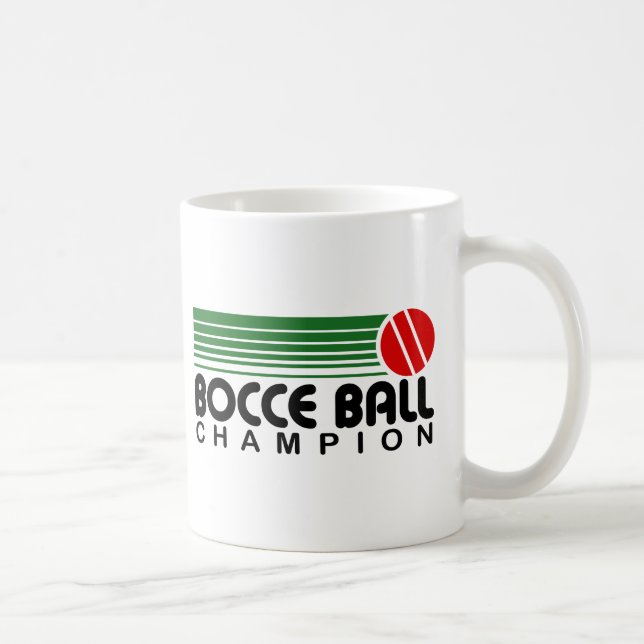 Taza De Café Bocce Ball Champion (Derecha)