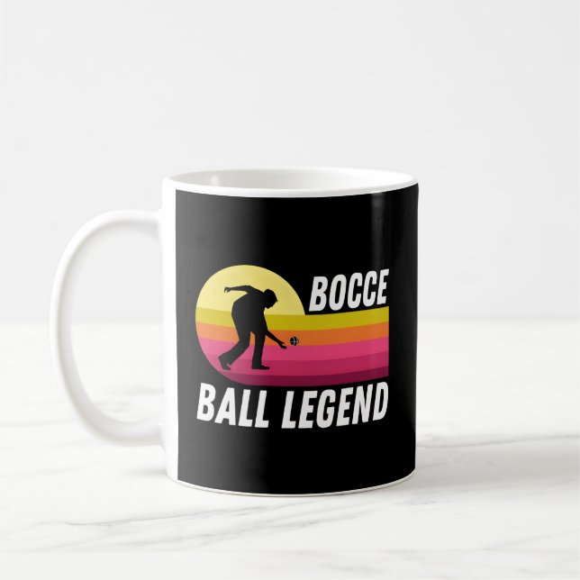 Taza De Café Bocce Ball Legend (Izquierda)