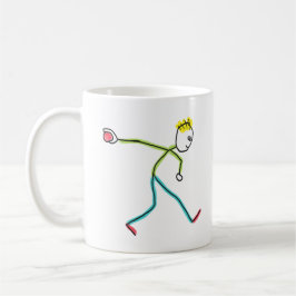 Taza De Café Bocce Ball Stickman