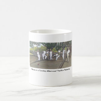 Taza De Café "Bocce en el domingo por la tarde "
