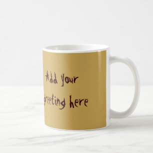 Taza De Café Boceto de la Gloria del Tiempo Antiguo