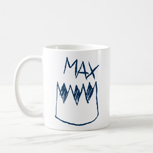 Taza De Café Boceto de Max y Corona (Izquierda)
