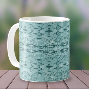 Taza De Café Boceto Suave del Suroeste