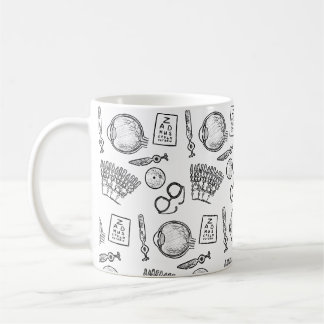 Taza De Café Bocetos de Oftalmología
