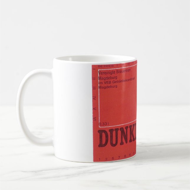 Taza De Café Bock de Magdeburgo Dunkler (Izquierda)