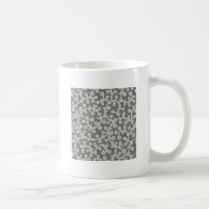 Taza De Café Boda Antiguo Encaje Lino Blanco Clásico Bonito