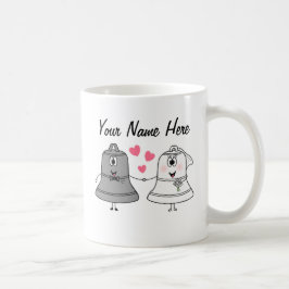 Taza De Café Boda Bells Personalizado Mug Cute regalo gracioso