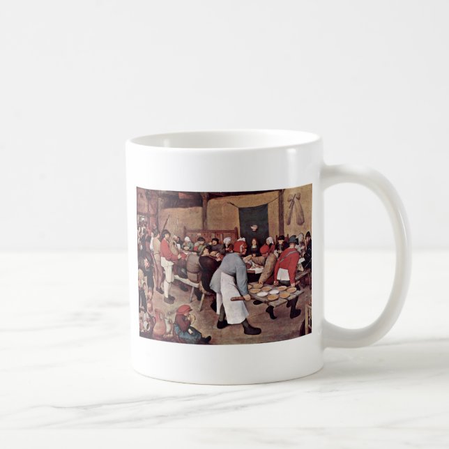 Taza De Café Boda campesina por Bruegel D. Ä. Pieter (Derecha)
