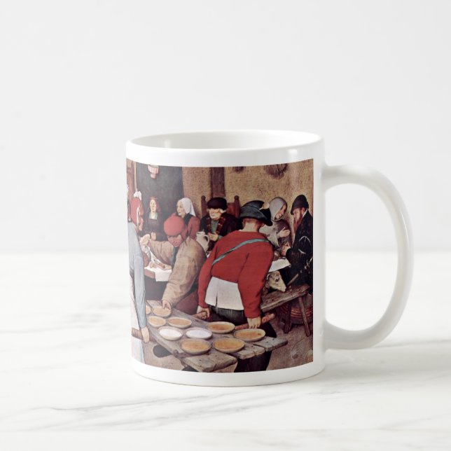 Taza De Café Boda campesina por Bruegel D. Ä. Pieter (Derecha)