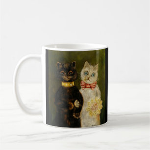 TAZA DE CAFÉ BODA CAT COUPLE LOUIS WAIN COFFEE MUG