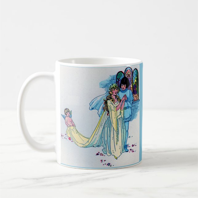 Taza De Café boda de cuento de hadas (Izquierda)