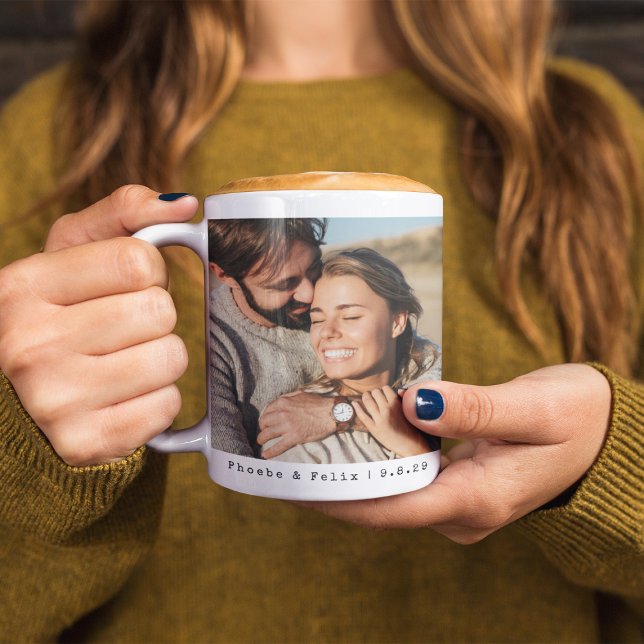 Taza De Café Boda de fotografía de pareja (Subido por el creador)