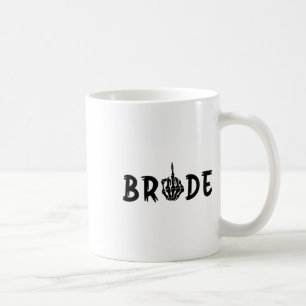 Taza De Café Boda de Halloween Novia Groom Skeleton hasta la mu