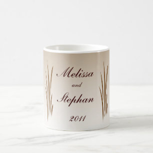Taza De Café Boda de la cosecha de otoño
