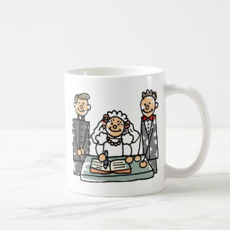 Taza De Café Boda de la Iglesia de la Brida de Groom