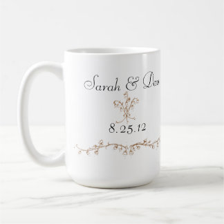 Taza De Café boda del lirio de los valles