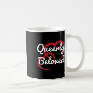 Taza De Café Boda Del Orgullo Lgbt Queerly Amado Compromiso Bri