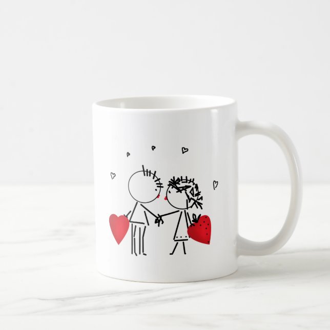 Taza De Café Boda, día de San Valentín (Derecha)