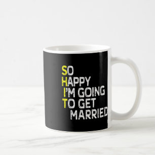 Taza De Café Boda Divertida Fiesta de Compromiso Broma Novio