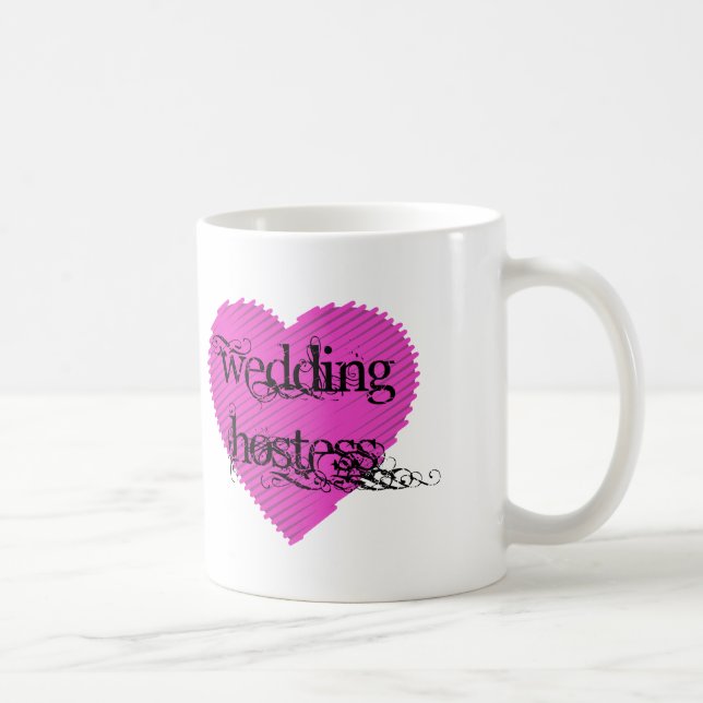 Taza De Café Boda Hostess (Derecha)